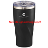 Hugo Copper Vac Tumbler with Powder Coating 20oz- Black